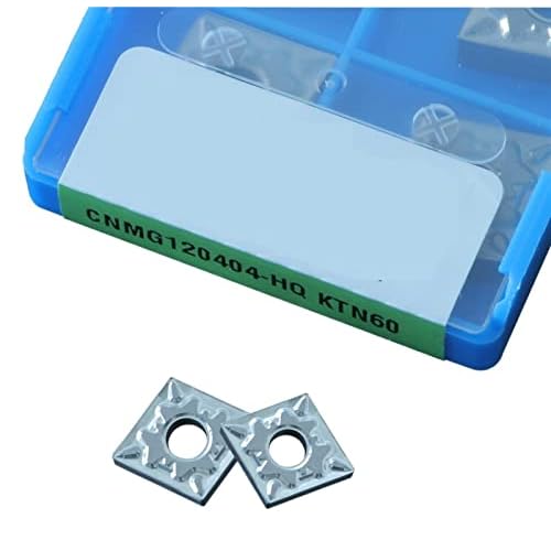 Carbide Turning Inserts Processing Hard Steel Part 10pcs CNMG120404 HQ KTN60 CNC Blade Turning Tool