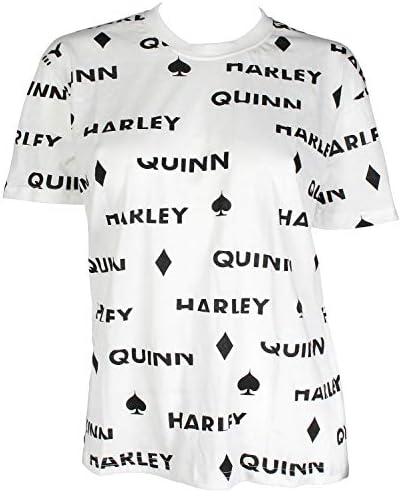 Birds of Prey and The Fantabulous Emancipation of Harley Quinn Juniors Boyfriend Cut T-Shirt MD White