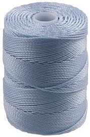 C-Lon Bead Cord, Sky Blue - 92 Yard Spool