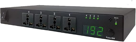 Professional 4-Port Universal Remote Power Switch - Phone Control + Web Control