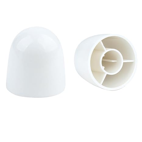 Toilet Bolt Covers Caps Decorative fit 1/4 inch Threaded Bolts, Toilet Floor Screw Bolt Covers