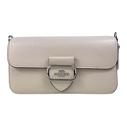 Coach Morgan Shoulder Bag Chalk MultiSnake Trim