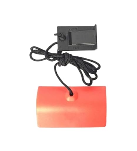 Precor H.F Exchange Treadmill Magnet Safety Key - Safety Switch Lanyard Nordic Key with Clip - Emergency Stop Switch Running Safety Replacement Key P/N 243532 - Works with Nordic-Track C4000