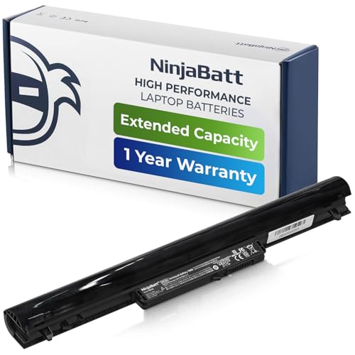 NinjaBatt Battery for HP 695192-001 VK04 15-B142DX 14-B109WM HSTNN-YB4D 15-B129WM 694864-851 14-C050NR 15-B119WM 14-B120DX 15-B123CL 14-B015DX 14-B019US High Performance [4 Cells2200mAh32Wh]