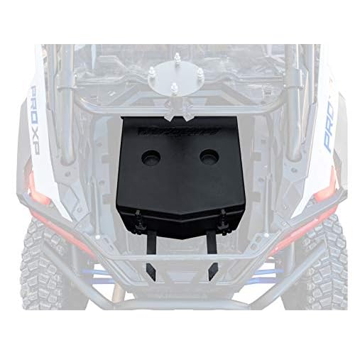 SuperATV Heavy Duty Rear Insulated CoolerCargo Box for 2020 Polaris RZR Pro XP 4 | 2022 Polaris RZR Turbo R  4 | Multi Function UTV Storage with Mounting Kit | Sealed Lid Keeps Ice in & Mud Out