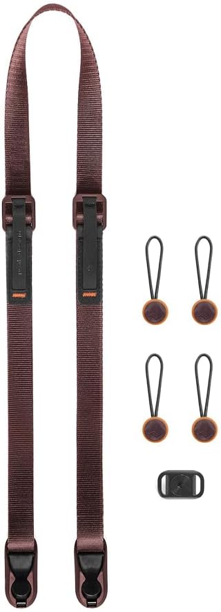 Peak Design Leash Camera Strap - Configurable as a Sling, Neck, Shoulder Strap or Safety Tether, Adjustable, Compact