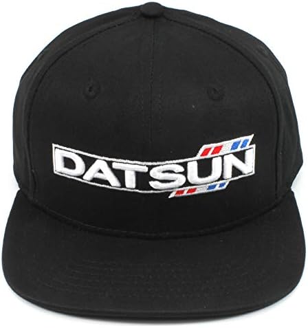 Rotary13B1 Datsun Baseball Cap BlackHat - Style C Flat Brim
