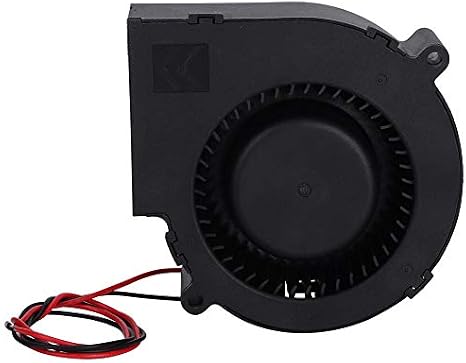 AUNMAS 12V 2.4A Blower Fan, Double Ball Bearing, Variable Speed Controller, Airflow Cooling Fan for Dryer Vent, RV, Camp Kitchen, BBQ Smoker