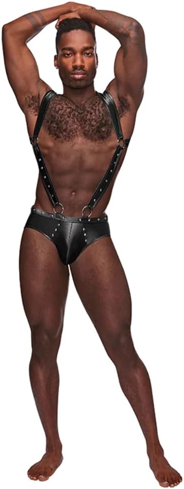 Male Power PAK-154 Fetish Uranus Jockstrap Black