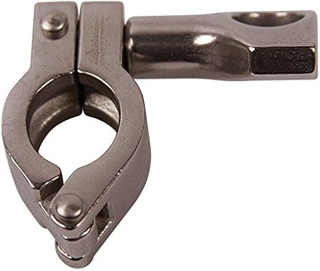 Sanitary Clamp | 3/4 inch Single Hinge - Stainless Steel SS304 - Glacier Tanks - (3 Pack)