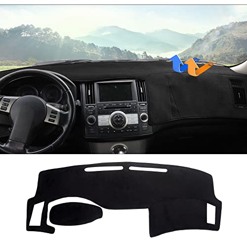 Autorder Dashboard Cover Mat for 2003-2008 Infiniti FX35 FX45 FX50 1st Gen S50 Accessories Dash Cover Suede Dash Mat Sunshade Glare UV Rays Protector