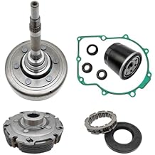 Wet Clutch Rebuild Kit for Hisun 500 700 ATV UTV - Compatible with MSU HiSUN Massimo Menards Supermach Bennche - 21230-004-0000, 21210-004-0000