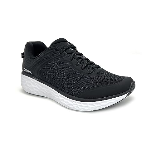 Aetrex Chase Orthopedic Arch Support Sneakers for Men - Plantar Fasciitis Relief Comfortable Mesh Adjustable Laces Mens Sneakers