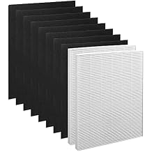 Winix C545 Replacement Filters - 2pcs HEPA + 8 pcs Carbon Pre Filters, Compatible with Winix C545