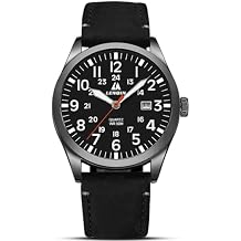 LN LENQIN Mens Watches Stainless Steel Analog Quartz Watch for Men Easy Reader 38 mm Fashion Business Waterproof Men's Wrist Watches with Date and Expansion Band