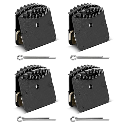 Ceramic Disc Brake Pads with Cooling Fin Compatible with Surron LBX Light Bee X S Talaria Sting MX3 MX4  Segway X260 X160 Electric Dirt Bike Sur-Ron Sur Ron Shimano H03C Parts 4 Pairs