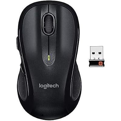 Logitech M510 Wireless Mouse, Black