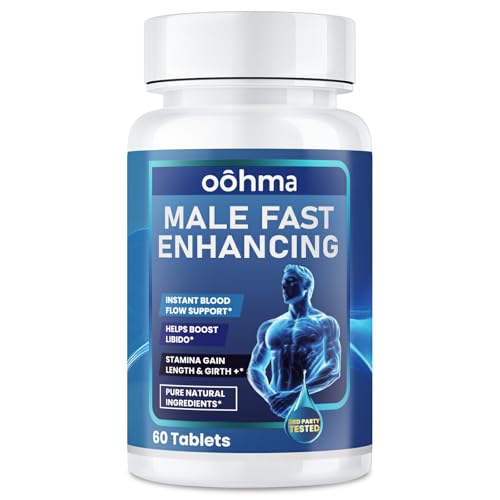 New Male Enhancing Supplement, Designed to be Fast Acting for Blood Flow to Gain Length & Girth  Stamina, Maca, Epimedium, and Other Natural Ingredients, 3rd Party Tested Supplement 60 Tablets