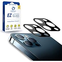 DOME GLASS EZ Apple iPhone 12 Pro (6.1") Camera Protector by Whitestone [One Touch installation] Scratch-resistant Camera lens protector for Clear view - Two Pack