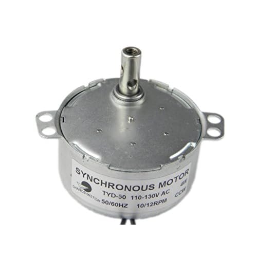 CHANCS TYD-50 Small Synchronous Geared Motor 110V AC 10-12RPM 4W CCW Electric Motor