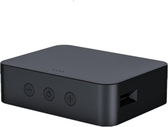 Optical Bluetooth 5.0 Transmitter Receiver for TV to Headphones with Volume Control, Low Latency Wireless Audio Adapter Support AUX/Coaxial/Optical Audio Inputs for TV/PC/Airplane, No Battery