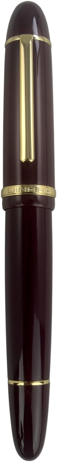 Jinhao X159 Fountain Pen, Gold Trim, Red, 18KGP Fine Nib with Ink Refill Converter