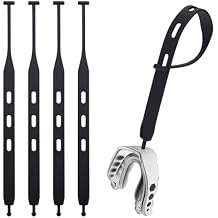 5pcs Football Mouth Guard Tether Only, Universal Rugby Mouth Guard Replacement Strap Football Mouthpiece Strap for Youth Sports Football Boxing Hockey Basketball Rugby MMA for Most Mouth Guards
