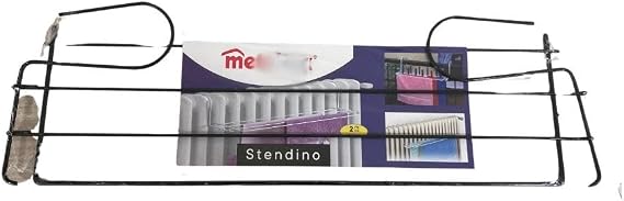 Metaltex Stendino - Tendedero plastificado 4 Barras 2.5 metros