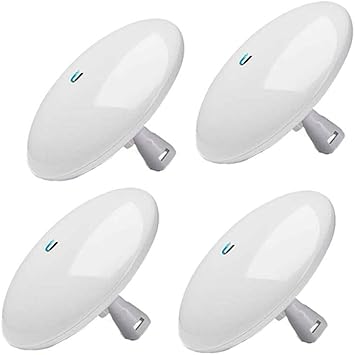 NanoBeam AC NBE-5AC-Gen2-US 4 Units 5GHz High-Performance airMAX ac Bridge CPE with Dedicated Management Radio