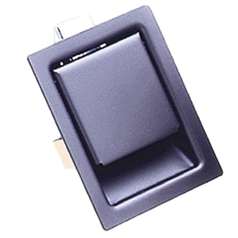Southco 64-10-301-90 Push-to-Close Latch, Large Size, Non-Locking, 11.9mm (.47 in) Grip, Steel, Powder Coated, Black