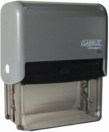 Xstamper Classix P14 Self-Inking 9 Line Custom Stamp
