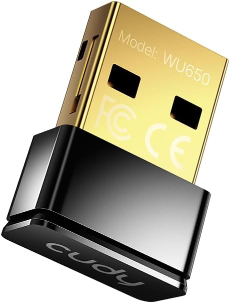 Cudy Wi-Fi 5 Nano USB Adapter AC650 MU-MIMO WPA3 Security, WU650