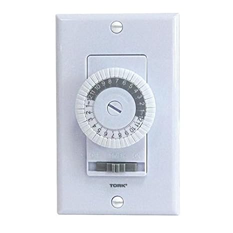 NSI TORK 701B in-Wall Time Switch, 24-Hour Timer, 15A, 120VAC
