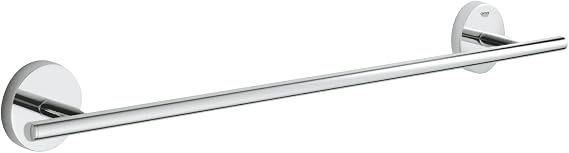 GROHE Start Cosmopolitan QuickFix Long Towel Holder, 522 mm, Shower/Bathroom Accessories, Chrome, 41166000