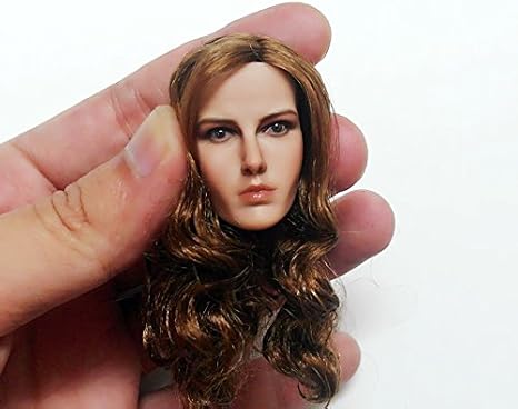 Phicen 1/6 Scale Female Head SculptLong Curly Hair