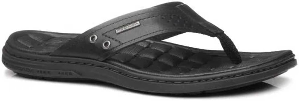 PEGADA PGD P Men's Leather Sandals, Brown, Slip-on Style, Anatomical Comfort Insole, AMORTECH Cushioning, Model 131221