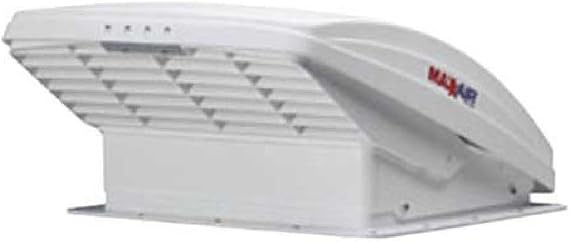 Maxxair 503.1555 00-06200K MaxxFan Ventillation Fan with Smoke Lid and Manual Opening Keypad Control