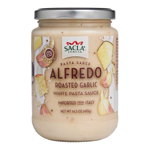 Sacla Alfredo Sauce Roasted Garlic 14.5 oz Pack of 6