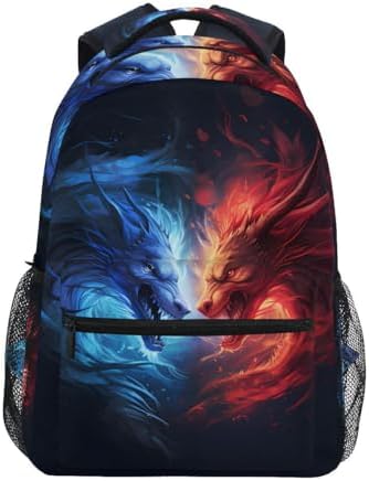 School Backpack Stylish Bookbag for Boys Girls Elementary School Casual Travel Bag Computer Laptop Daypack