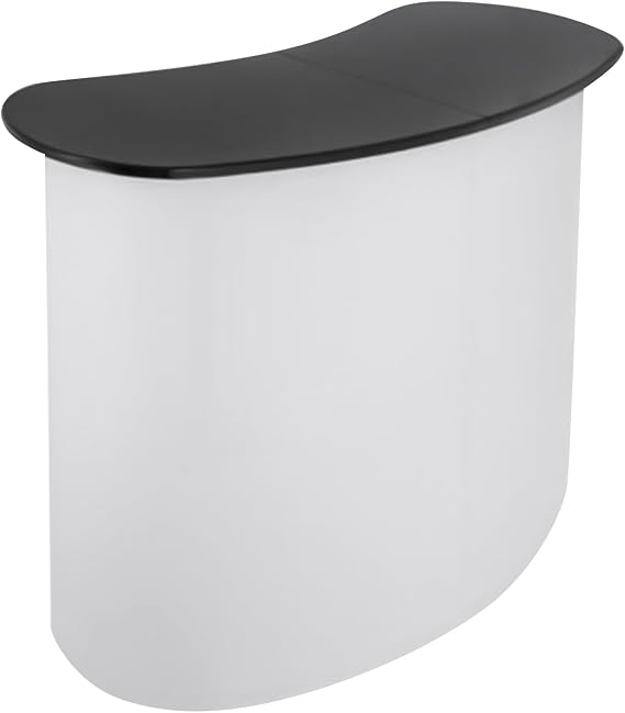 Trade Show Pop Up Table, 51.97 * 15.75 * 35.43inch Portable Tradeshow Podium Table, Foldable Promotion Retail Bar Table Display Exhibition Counter Stand Booth Fair