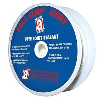 Anti-Seize Technology 28014, Poly-Temp 12 x 15 Joint Sealant PTFE, Pack of 3 pcs