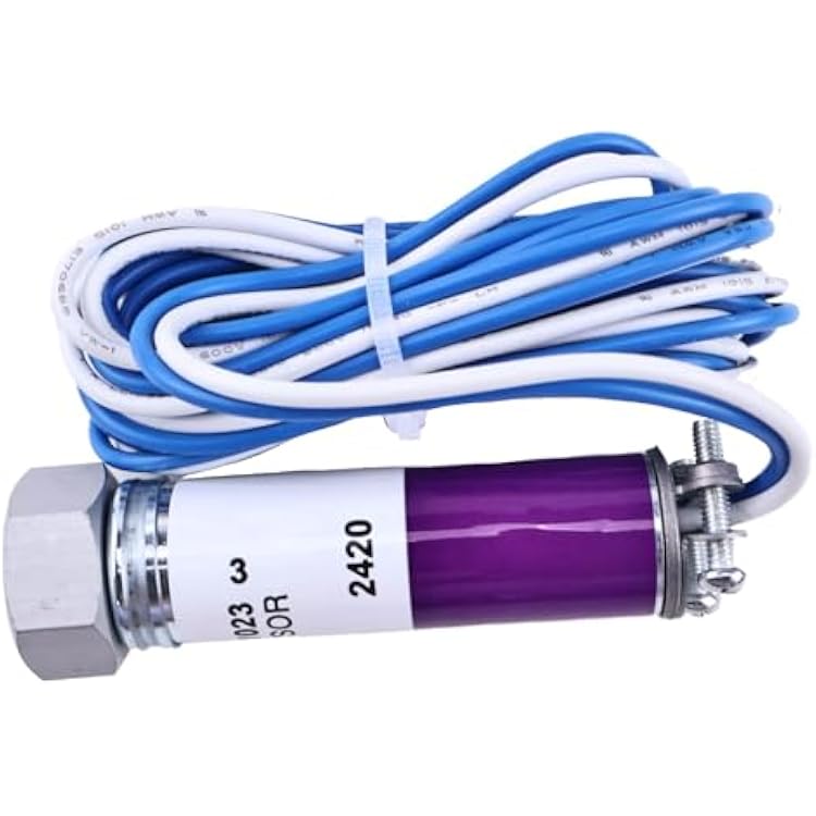 ZTUOAUMA Flame Detector Sensor C7027A1023 Compatible with Honeywell Ultraviolet Mini-Peeper 0F to 250F Temperature Range 12 Mounting