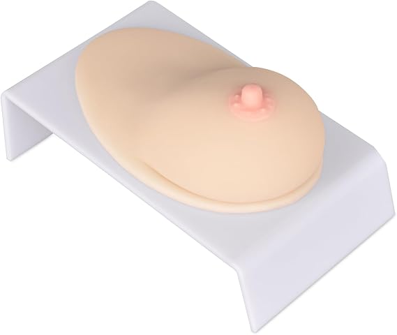 Lactating Breast Model for Breastfeeding Education, Realistic Breast Simulating Model for Nursing Training and Lactation Teaching