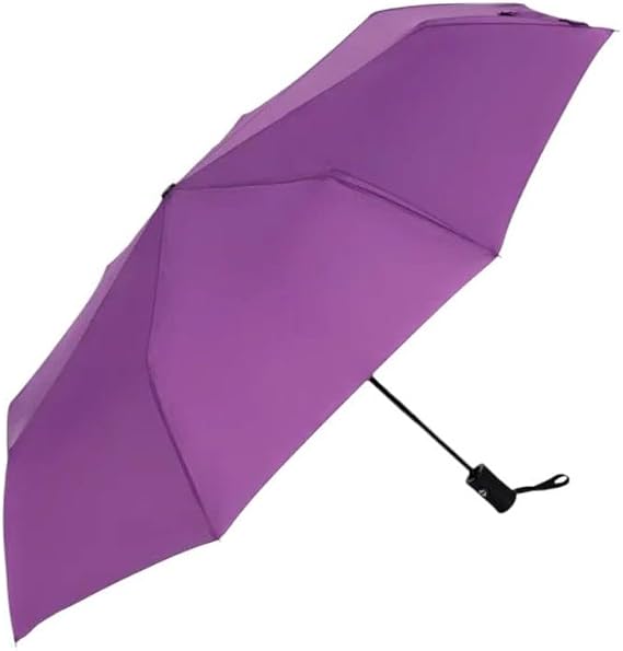 Windproof Umbrella Windproof Travel Umbrella - Compact, Light, Automatic, Strong and Portable - Wind Resistant, Small Folding Backpack Umbrella for Rain - Men and Women