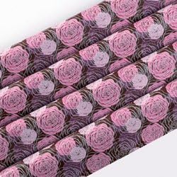 Chocolate Transfer Sheet: Roses, Pack of 2 Sheets; Each Sheet 16" X 10"