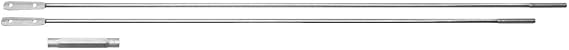 National Hardware N117-580 V196 Turnbuckle 50 in Zinc Plated Steel with Hex Aluminum Body for Screen and Storm Doors 42 in Open Length 2 in Adjustment 7/32 in Diameter