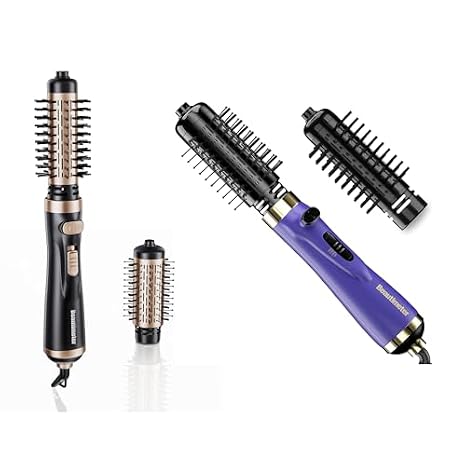 Beautimeter Hair Dryer Brush Set of 2 (Black + Purple