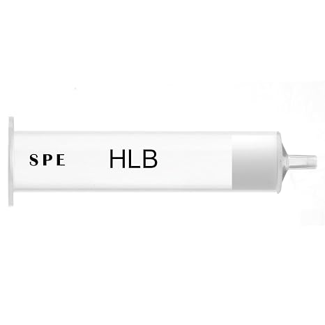 HLB Solid Phase Extraction Cartridges SPE Columns for Retention of the Target Compound for Selective Adsorption of Analytes or Interferences from Complex Matrices,5pcs (30mg/1ml)