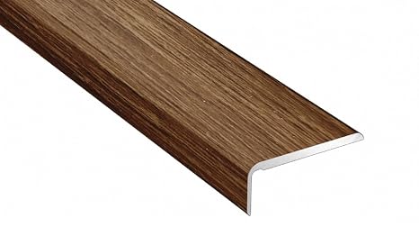 Oak Walnut Anodized Threshold Laminate Floor Edge Profile Strip Profile for Laminate/Wood Flooring Trim Door Stops End 1 Meter By TMW Profiles (Dark Oak)