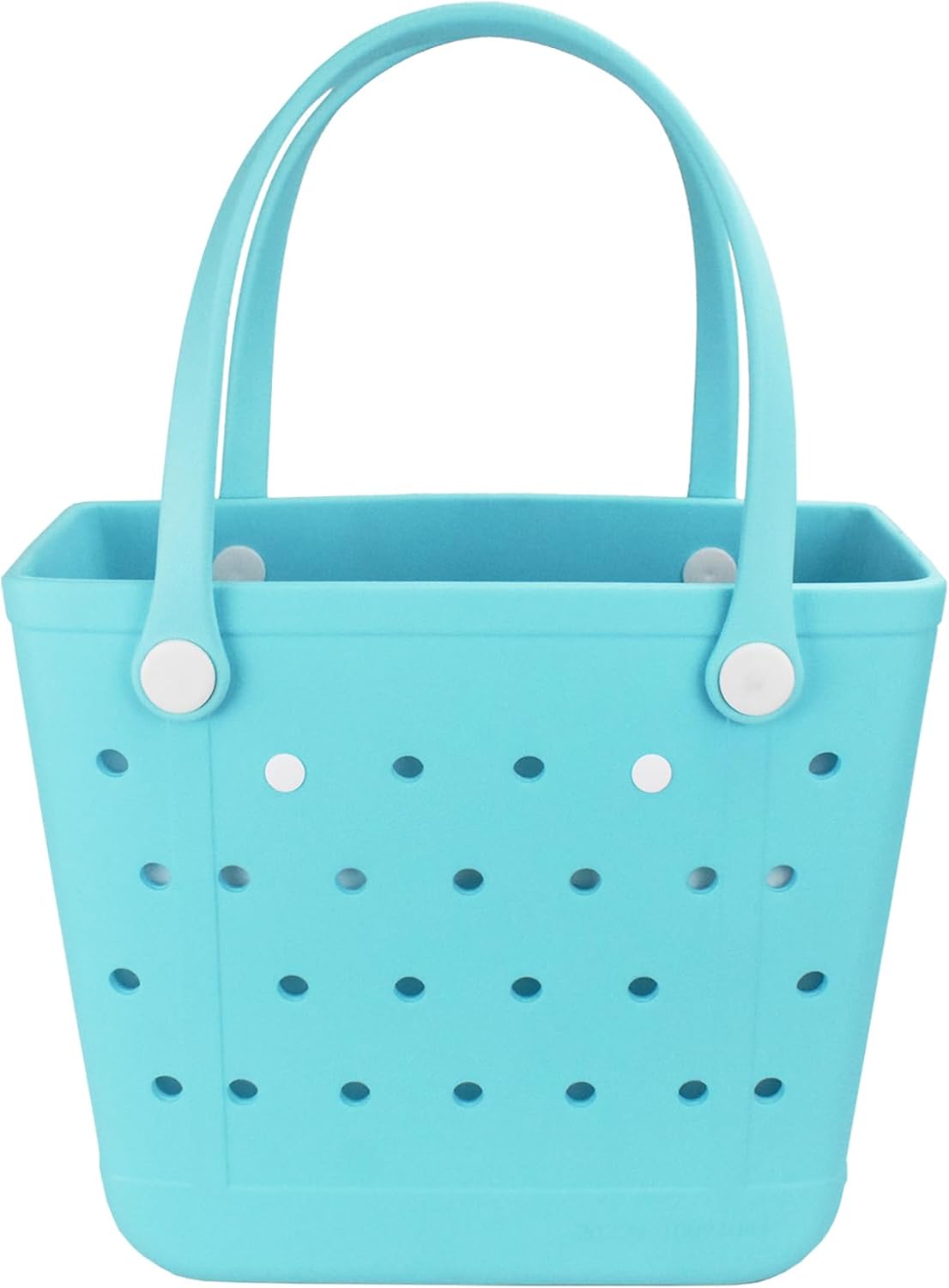 Beach Bag, Waterproof Beach Tote, Rubber Medium Tote Bag, Washable and Durable Open Handbag for Boat Pool Sports